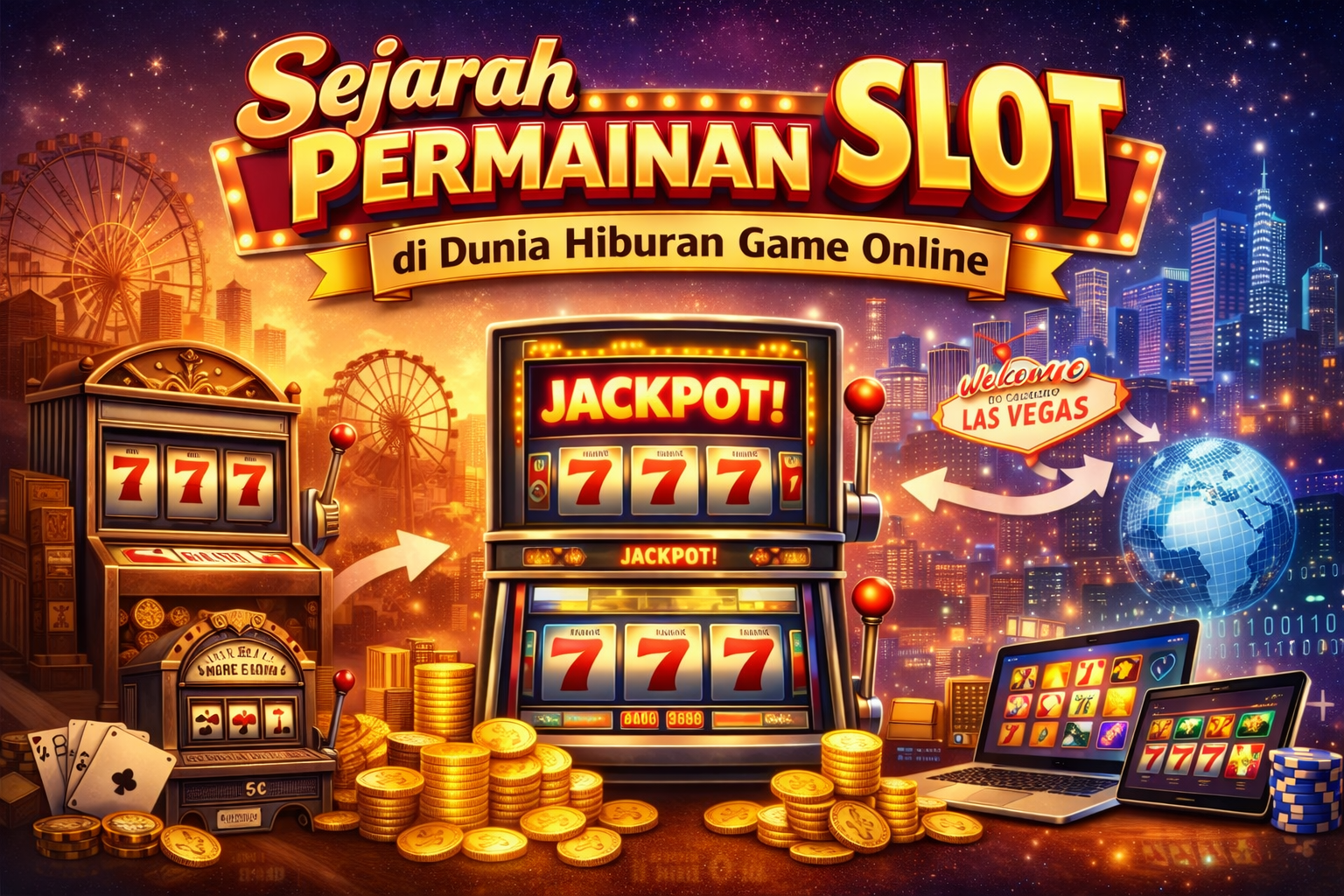 Sejarah Permainan Slot di Dunia Hiburan Game Online